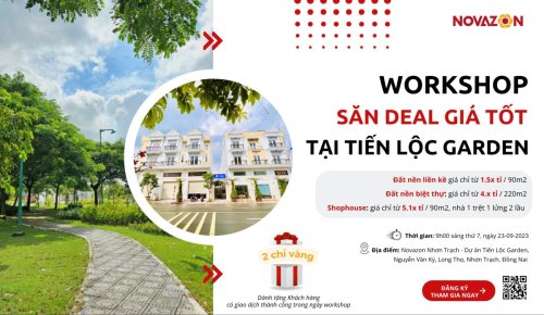 Workshop Săn Deal Giá Tốt tại Tiến Lộc Garden 23-09-2023